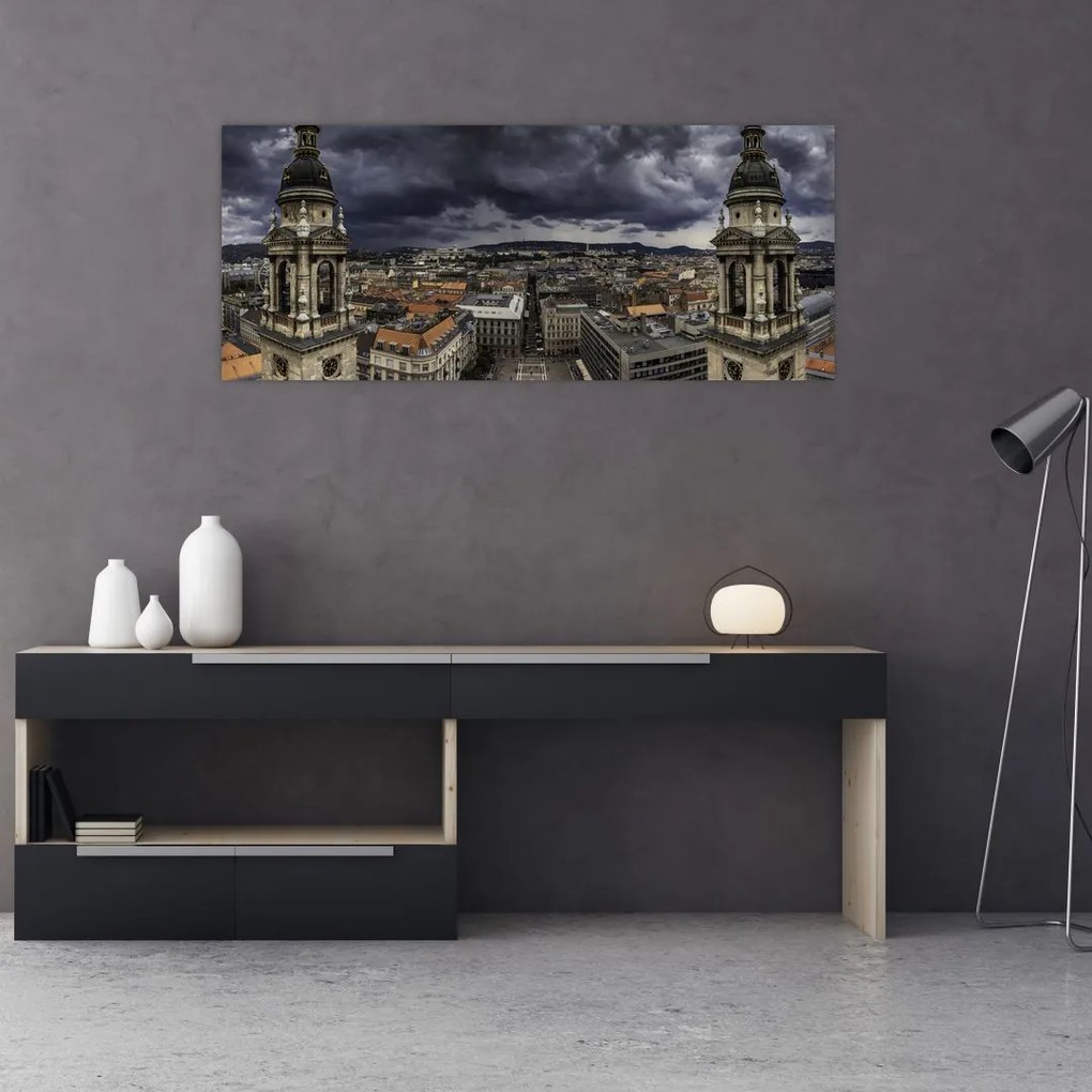 Tablou cu basilică (120x50 cm)