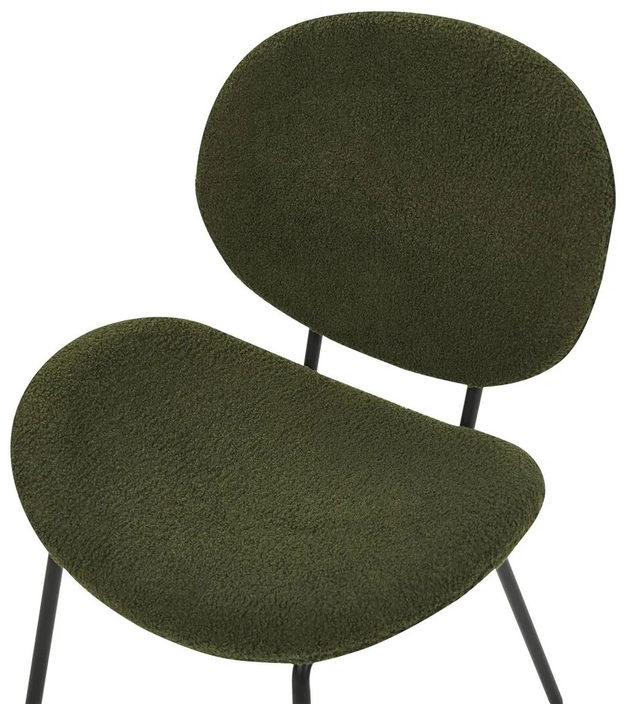 Set 2 buc scaune de sufragerie Luaza (verde). 1081044