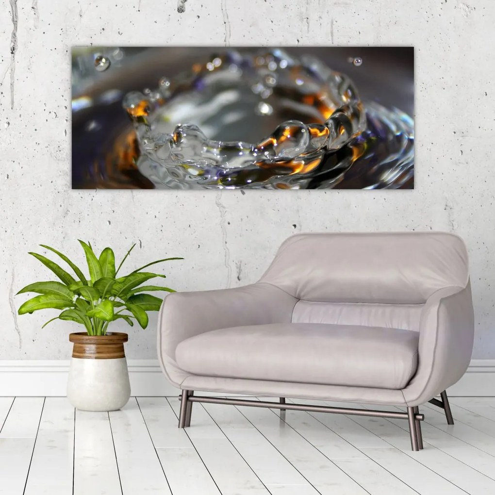 Tablou cu brățara din picături de apă (120x50 cm)