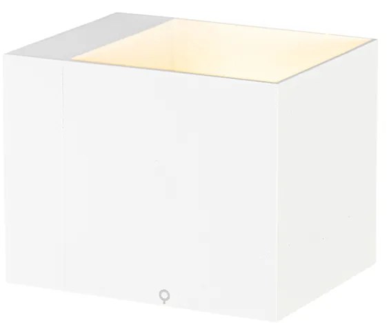 Aplică albă incluzând LED și dimmer tactil reîncărcabilă - Joris