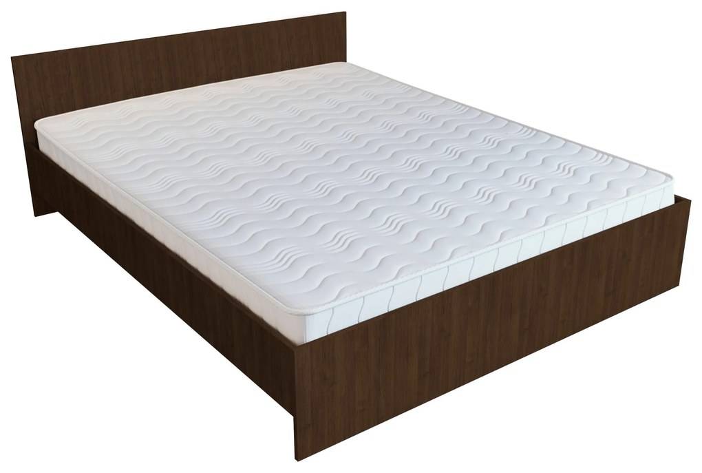 Pat Remi, 200 x 160 cm, saltea spuma inclusa, Wenge