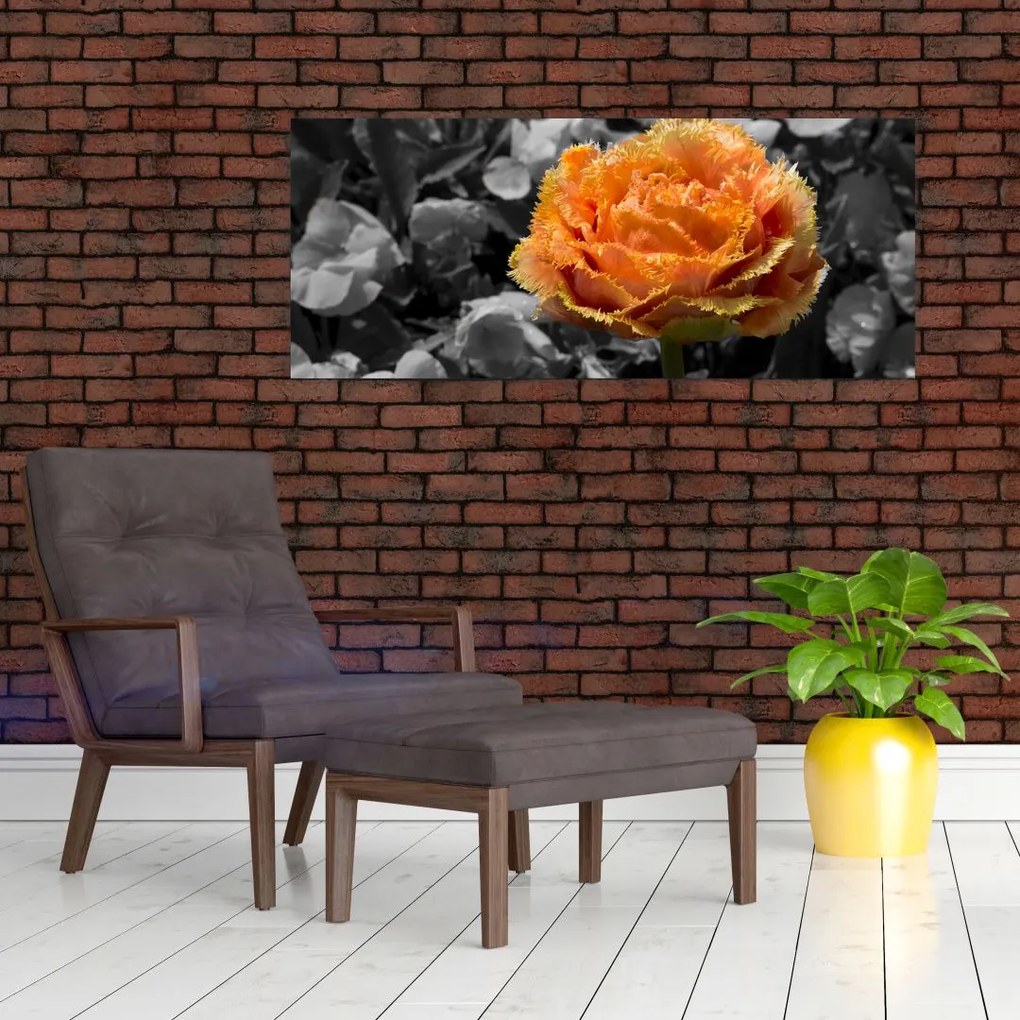 Tablou cu floare (120x50 cm)