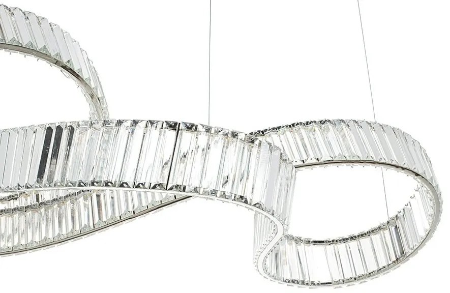 Lustra LED moderna design deosebit CHARMES 160B crom