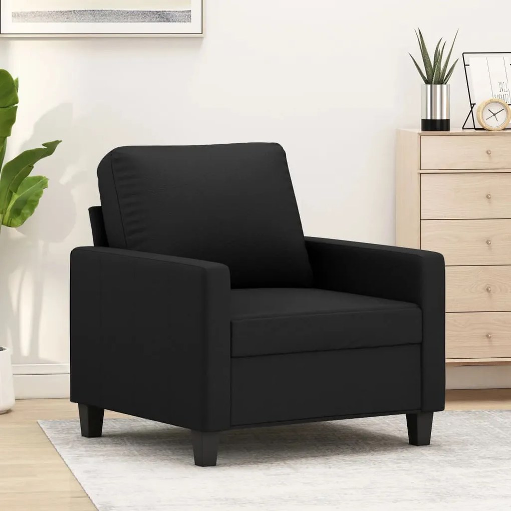 348661 vidaXL Canapea de o persoană, 60 cm, piele ecologică