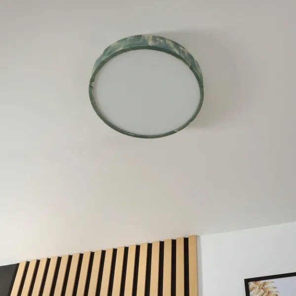 Brilagi - Plafonieră PINO, 3 x E27, 15 W, 230 V, pin/verde, Ø 47,5 cm