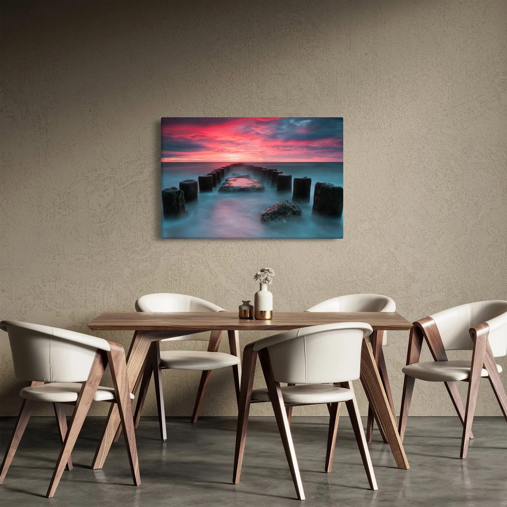 Tablou - Pietre în mare (90x60 cm)