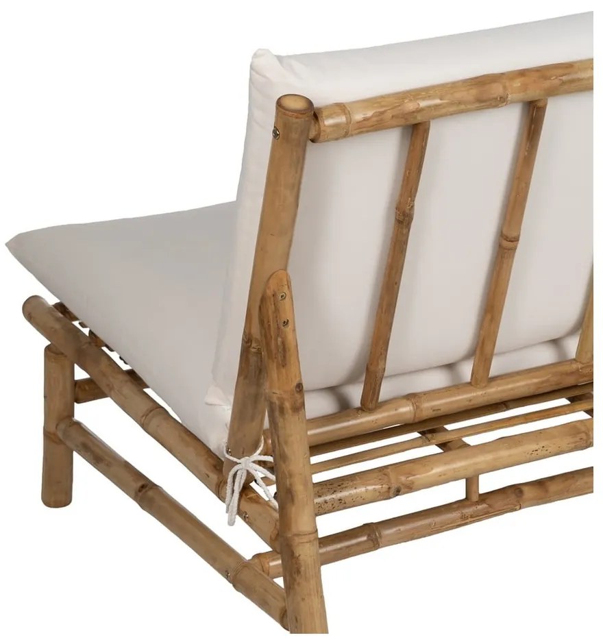 Canapea albă 135 cm Bamboo – Ixia