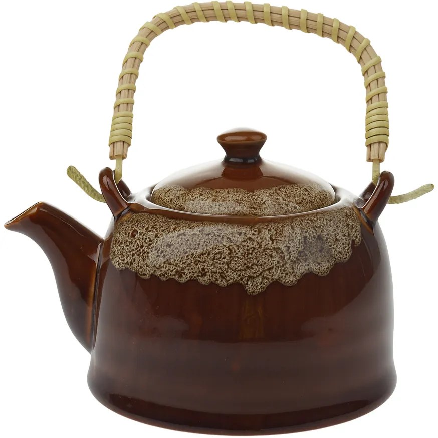 Ceainic din ceramică 850 ml, bej