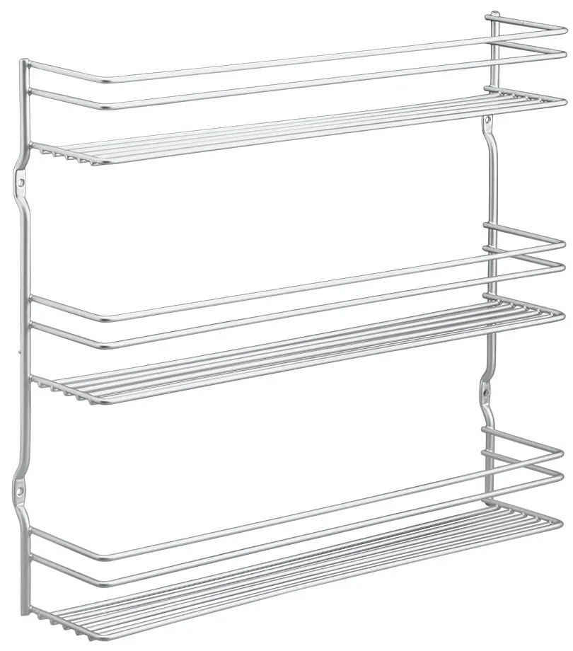 Organizator pentru mirodenii de montat pe perete din oțel – Metaltex