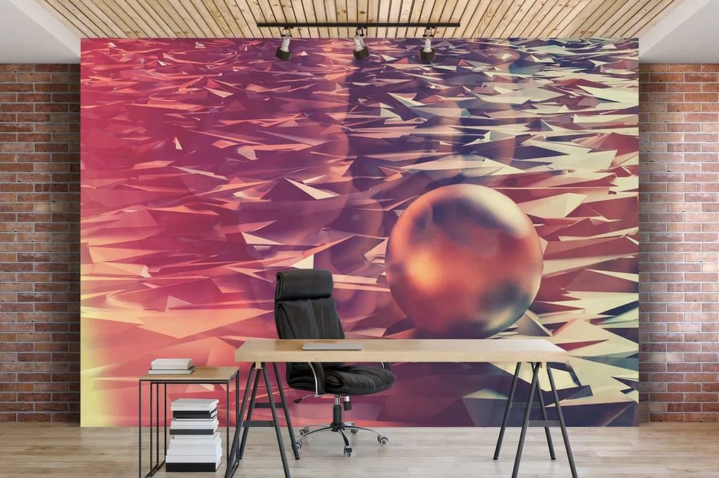 Fototapet - 3D bilă (152,5x104 cm)