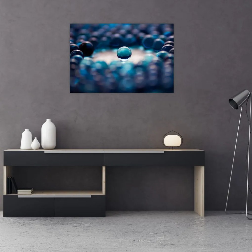 Tablou - Bile albastre (90x60 cm)