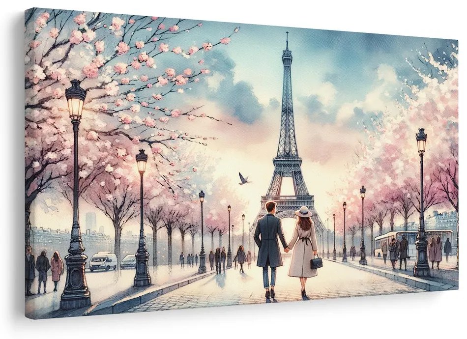 Tablou iubire sub Turnul Eiffel