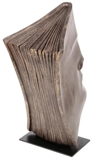 Decorațiune de masă 29x25x17 cm, rășină/finisaj cupru