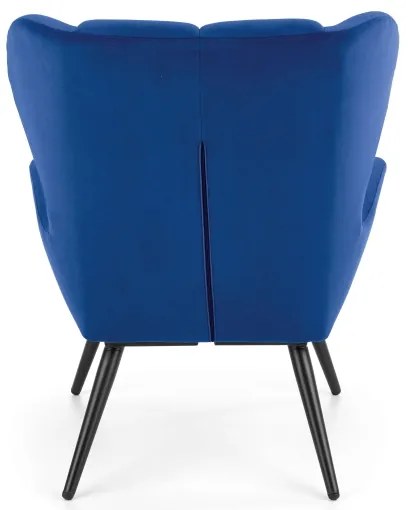 Fotoliu CHATEU, albastru închis