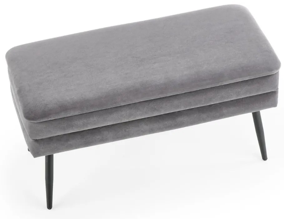 Scaun Velva 1, gri/negru