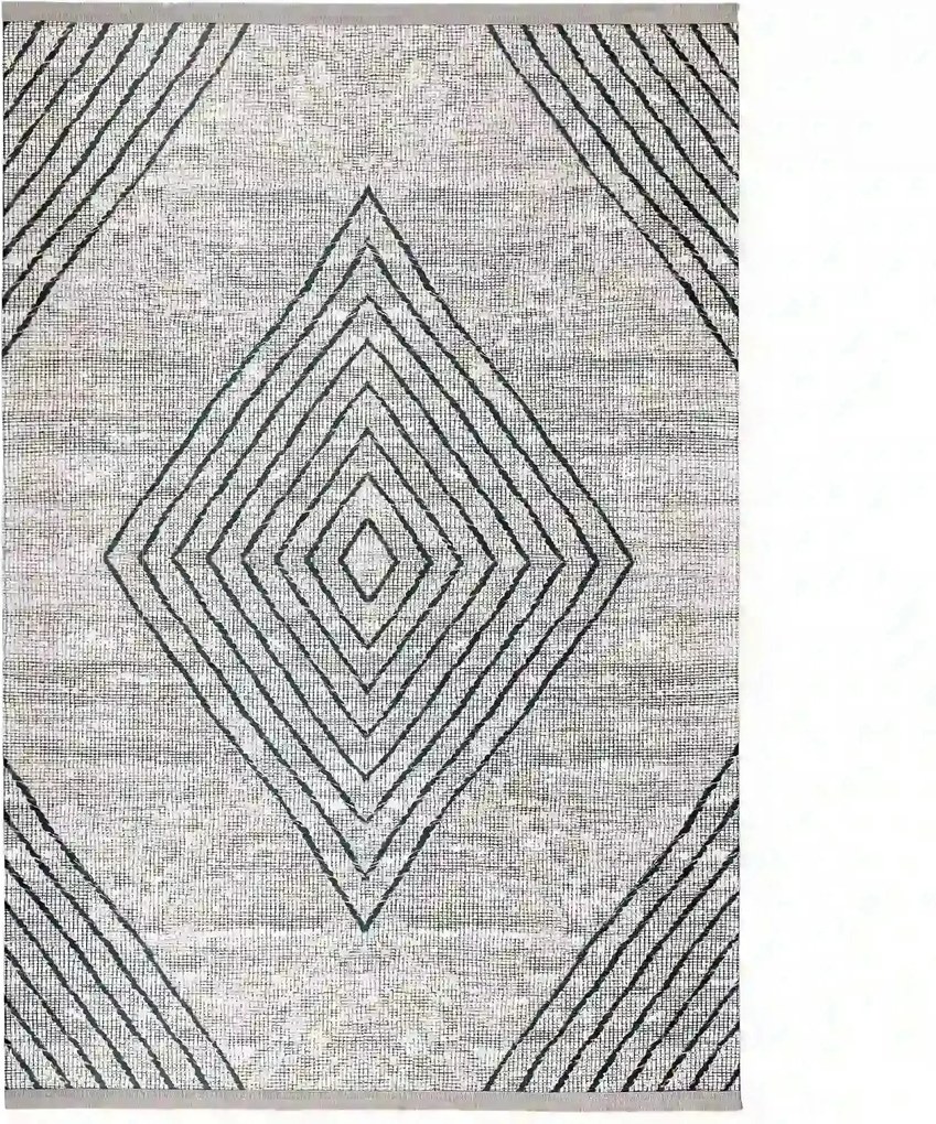 Covor 1512B, 80x150 cm, forma dreptunghiulara, tesatura catifelata, gr