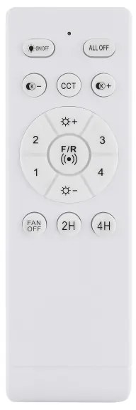 Ventilator LED dimabil de tavan ZEVENTI MUNDAKA LED/10W/230V maro + telecomandă