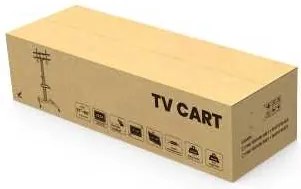 Suport mobil pentru TV Brateck FS44-46TW, aluminiu / negru