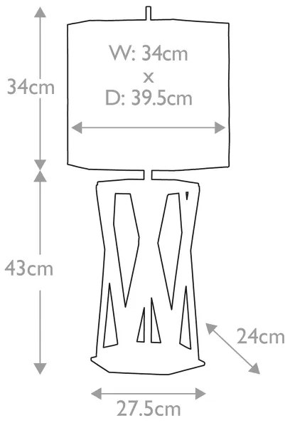 Lampă de masă Elstead APOLLO-TL APOLLO 1xE27/60W/230V auriu/albastru
