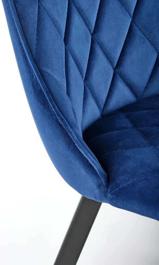 Scaun de sufragerie Krazlard (albastru închis). Promo -7%. 1039685