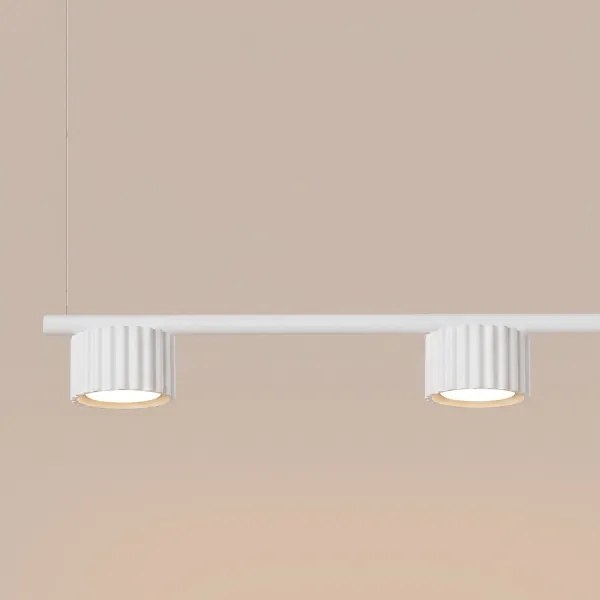 Sollux SL.2695 - Lustru suspendat pe cablu AURA 4xGX53/10W/230V alb