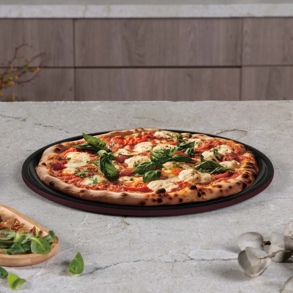 Tava pizza 36 cm Leonardo Berlinger Haus BH 7923, visiniu mat