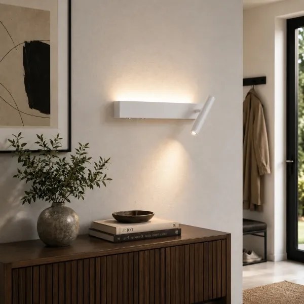 Brilagi - Aplica spot de perete LED ARLIX LED/3W/230V + LED/7W, albă, CRI 90