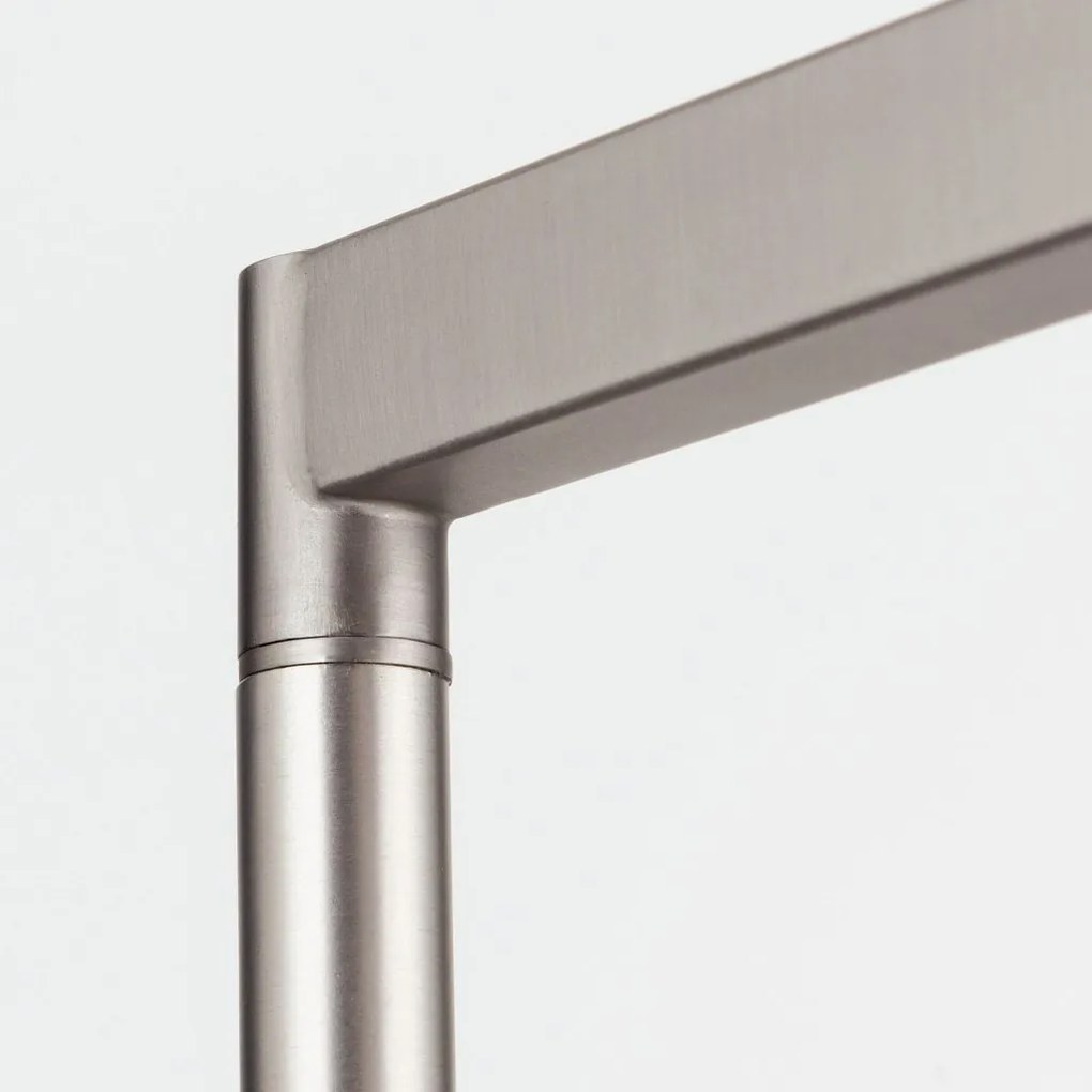 Lampadar/Lampa de podea pivotanta CARLTON nickel/alb