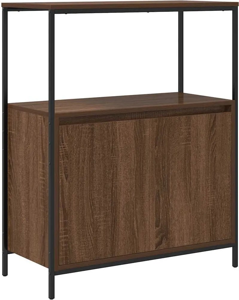 vidaXL Dulap de baie cu rafturi Stejar maro 76,5x35x95 cm