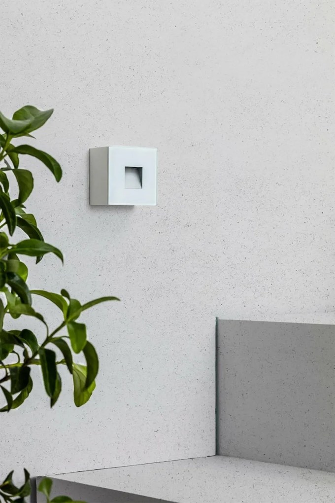 Spot LED de exterior IP65 iluminat ambiental DART SQ White
