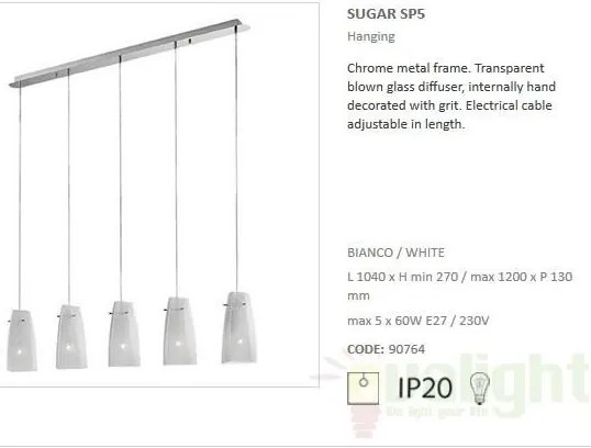 Pendul modern inaltime reglabila Sugar SP5 090764