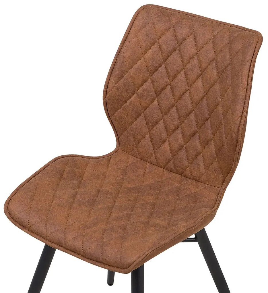 Set 2 buc. scaune pentru sufragerie Lissa (maro auriu). 1009993
