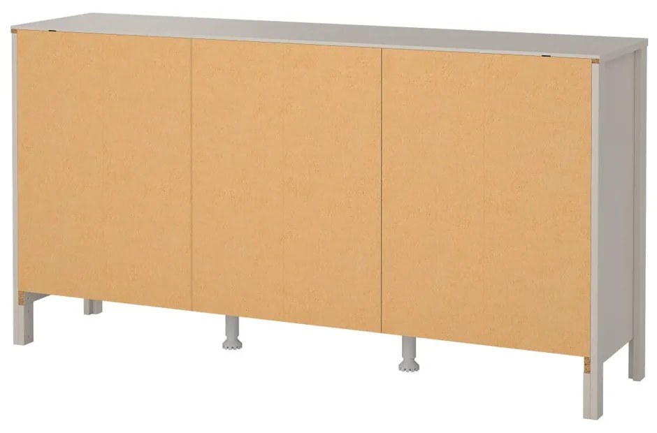 Comodă grej 152x80x38 cm Madrid – Tvilum