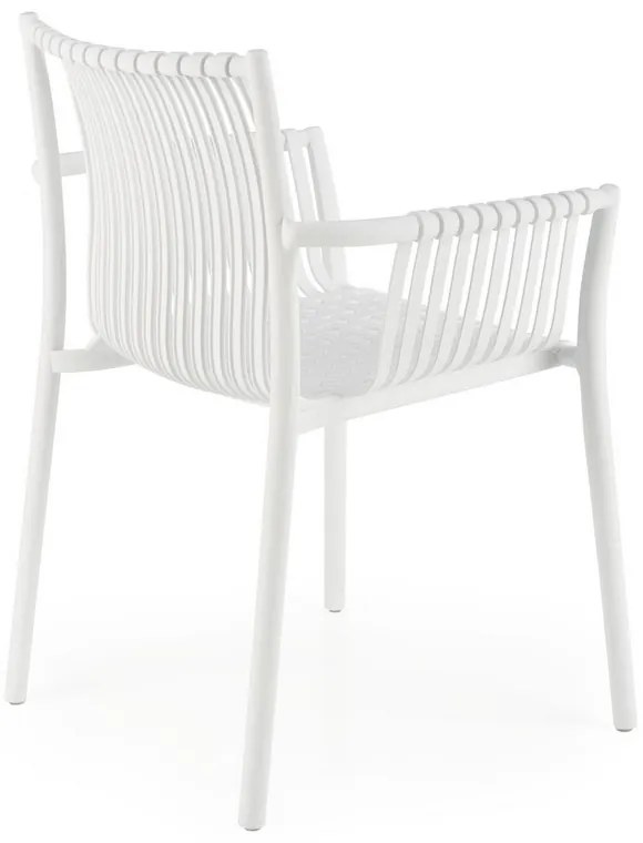 Scaun de bucaterie Lamar, alb