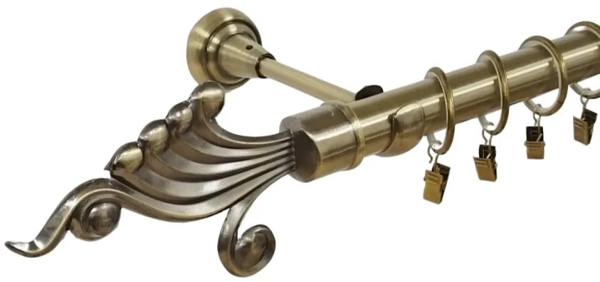 Galerie simpla VENUS 25mm aur antic (Alege marime: 140 cm)