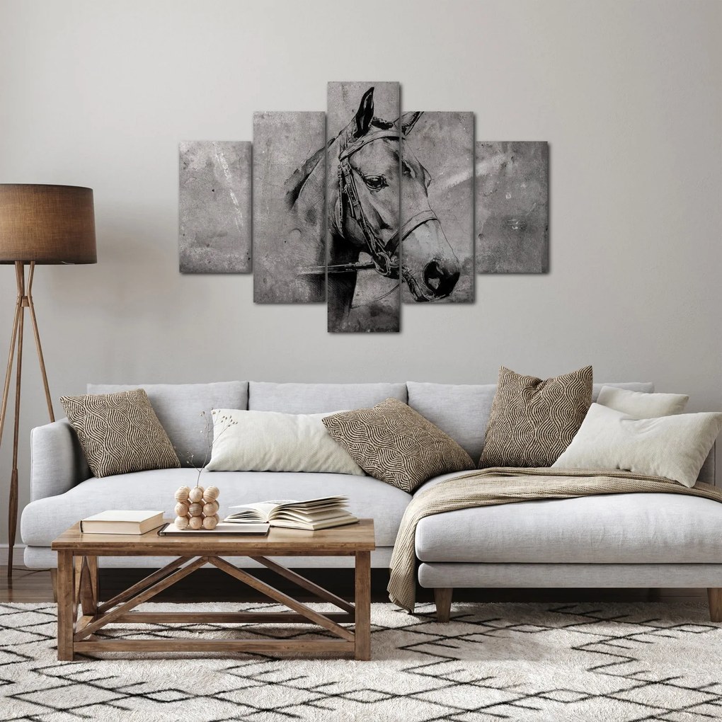 Tablou - Portret de cal (150x105 cm)