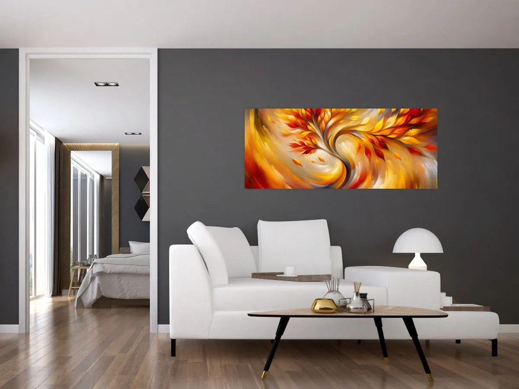 Tablou - Copac de toamnă (120x50 cm)