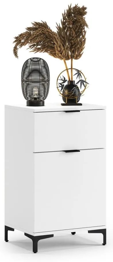 Dulap cu sertar LORA alb