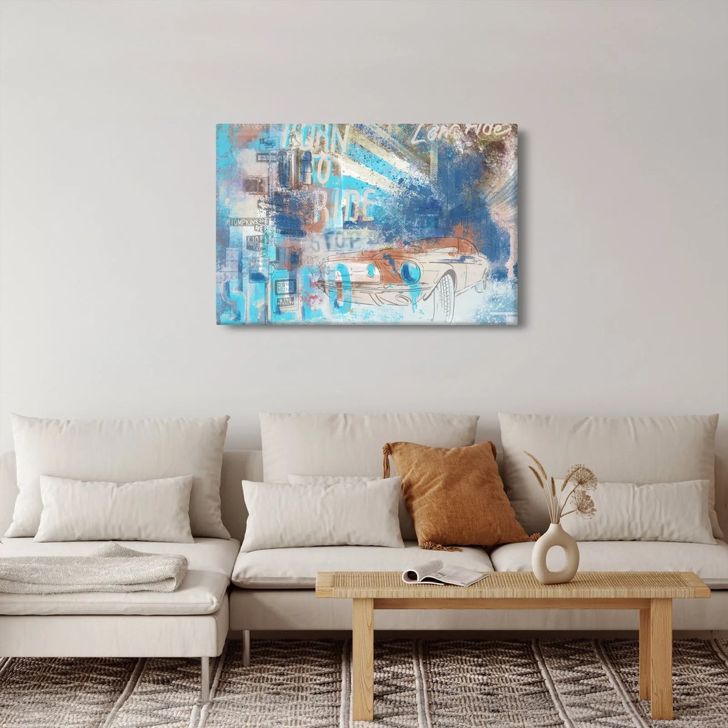 Tablou - Născut să călătorească (90x60 cm)