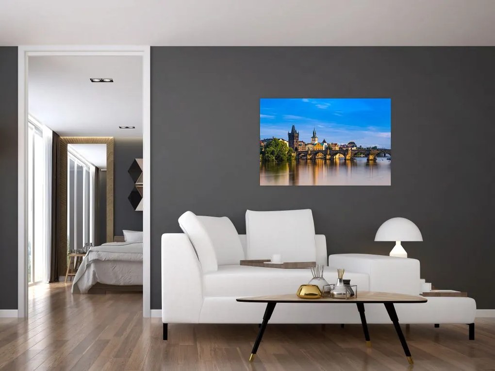 Tablou cu podul Carol (90x60 cm)