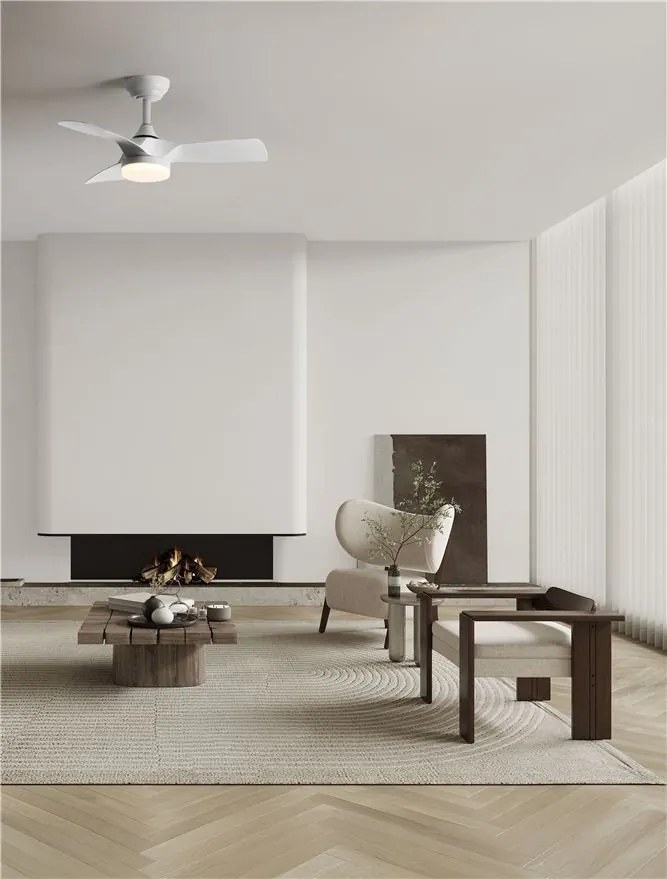 Lustra LED cu ventilator si telecomanda CAELIA