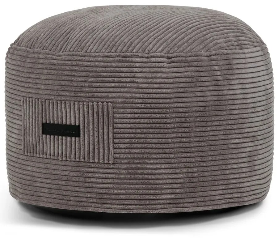 Taburet verde mentă cu tapițerie din catifea reiată Om 60 – SLOWDOWN