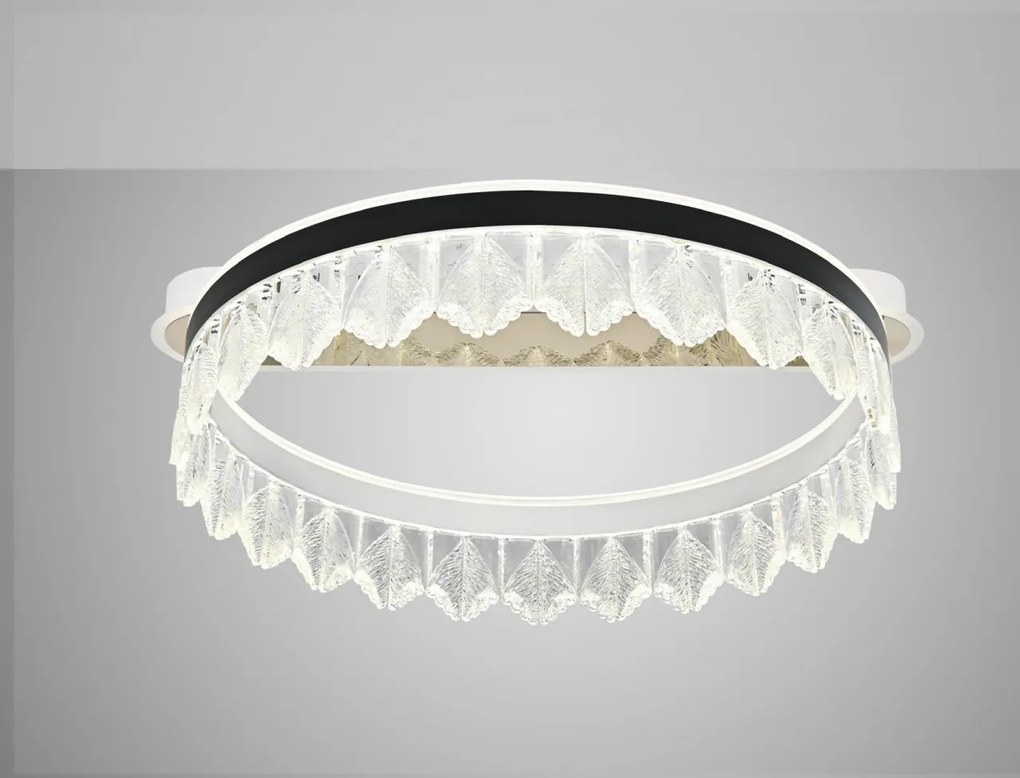 Lustra LED Cu Telecomanda, Elit's, Eda, 60W, cristal