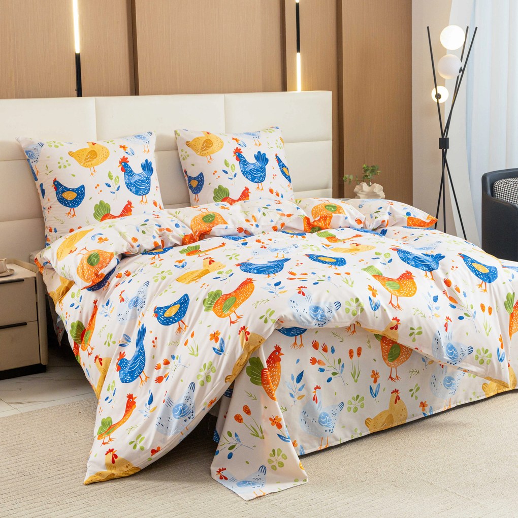 Lenjerie de pat din microfibra HENRIETTA colorata Dimensiune lenjerie de pat: 70 x 90 cm | 140 x 200 cm