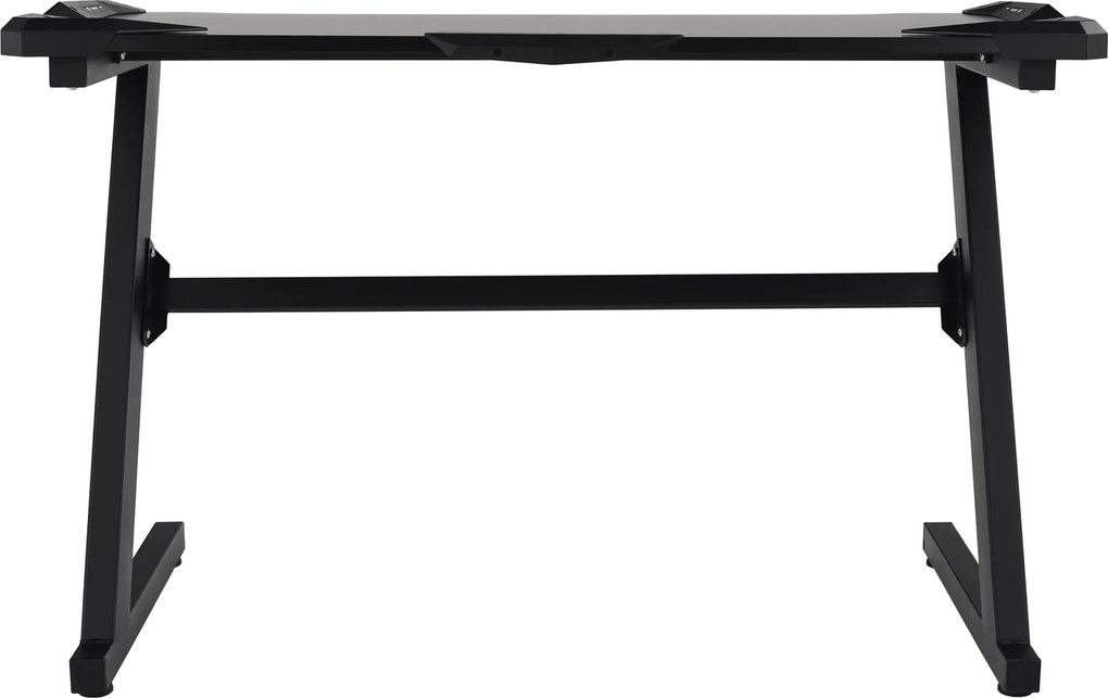 Birou PC/birou gaming, negru, JADIS