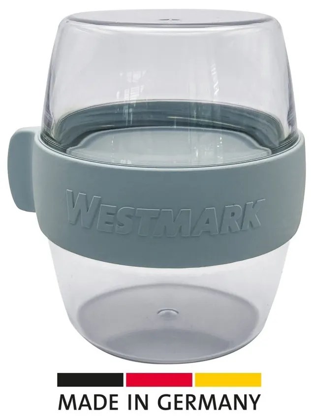 Cutie pentru gustări din două piese Westmark MINI,400 ml , albastru