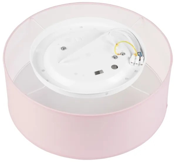 Plafonieră SIRJA PASTEL DOUBLE 2xE27/15W/230V d. 35 cm roz