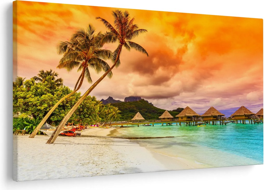 Tablou - Insula Bora Bora (90x60 cm)