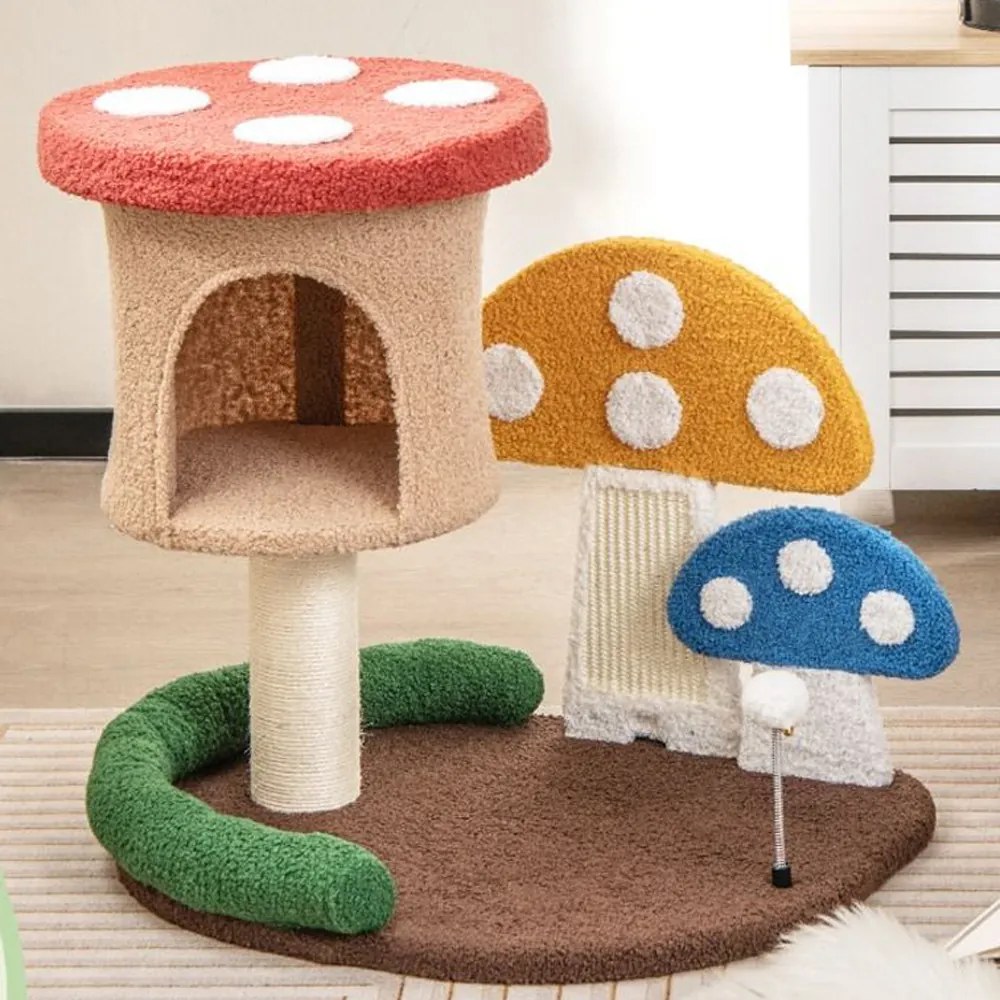 Ciuperca de escaladă pentru pisici