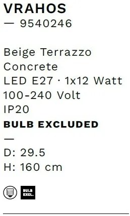 Lustra/Pendul design decorativ VRAHOS bej